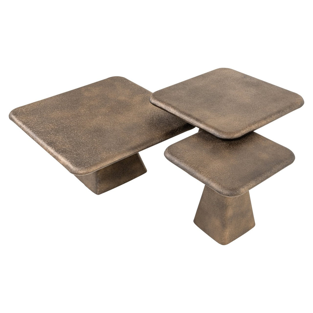 Marlie Set of 3 Coffee Tables - Gold Richmond 3