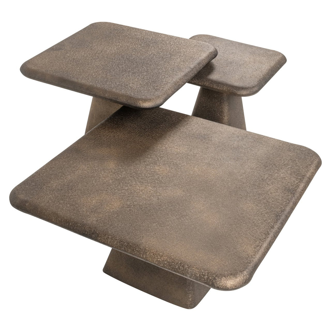 Marlie Set of 3 Coffee Tables - Gold Richmond 4