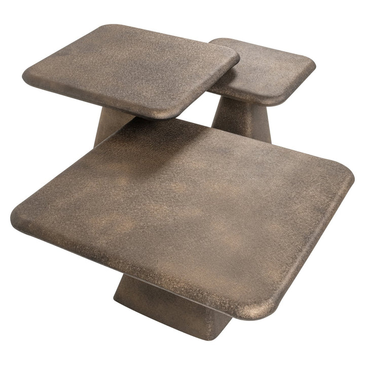 Marlie Set of 3 Coffee Tables - Gold Richmond 4