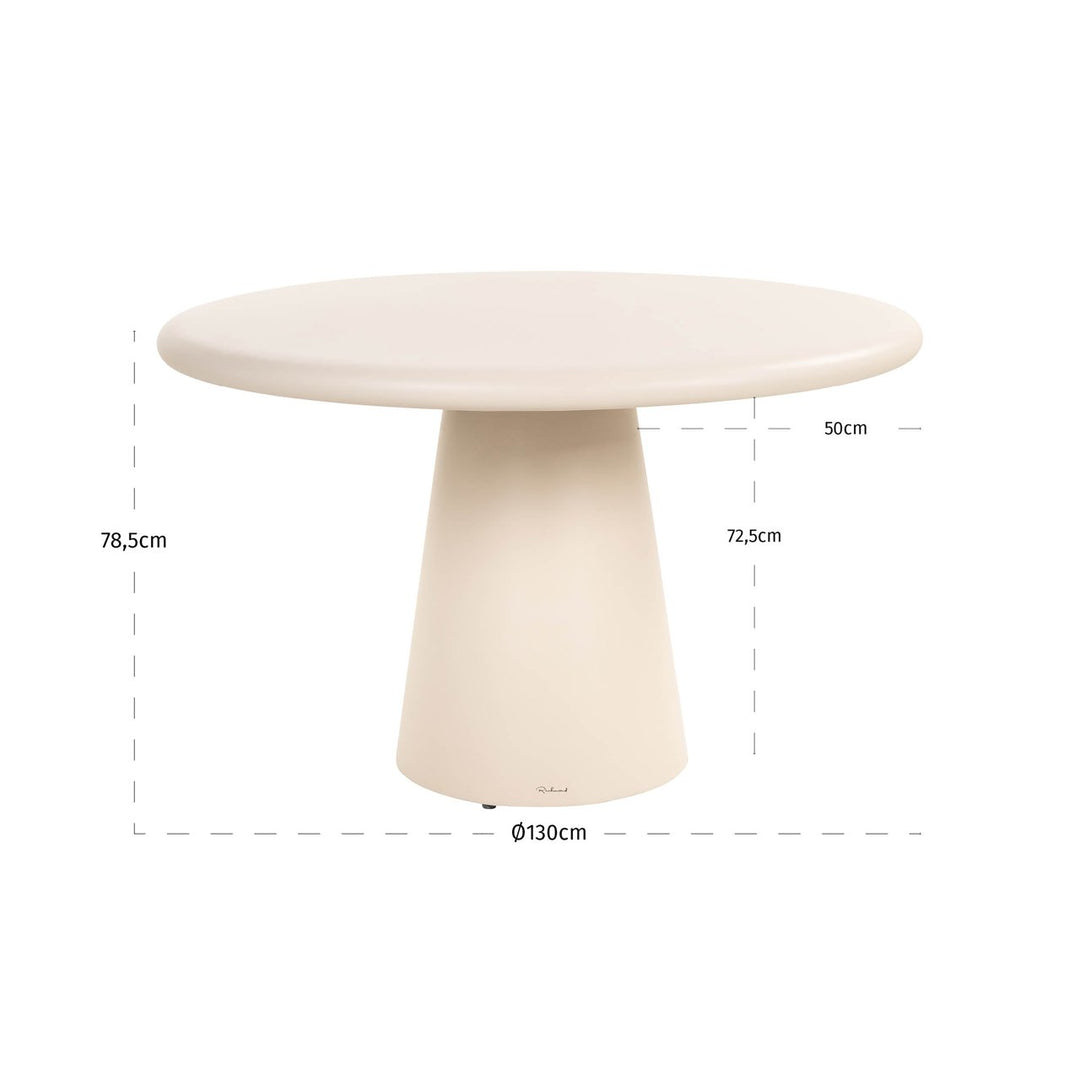Urban Bloomstone Outdoor Dining Table 130cm - Sandstone Richmond 4