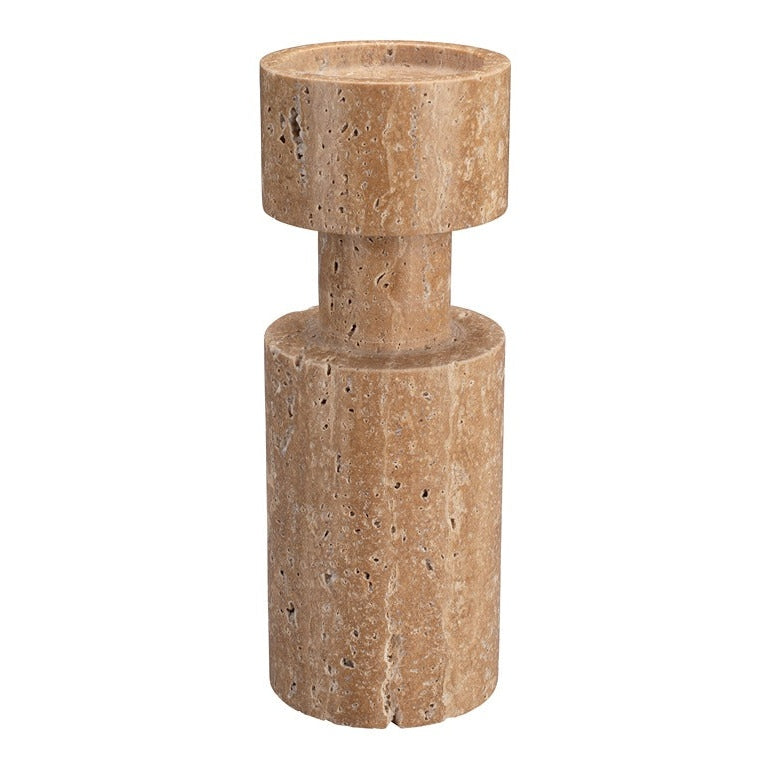 Paros Marble Candle Holder - Travertine Dutchbone 1
