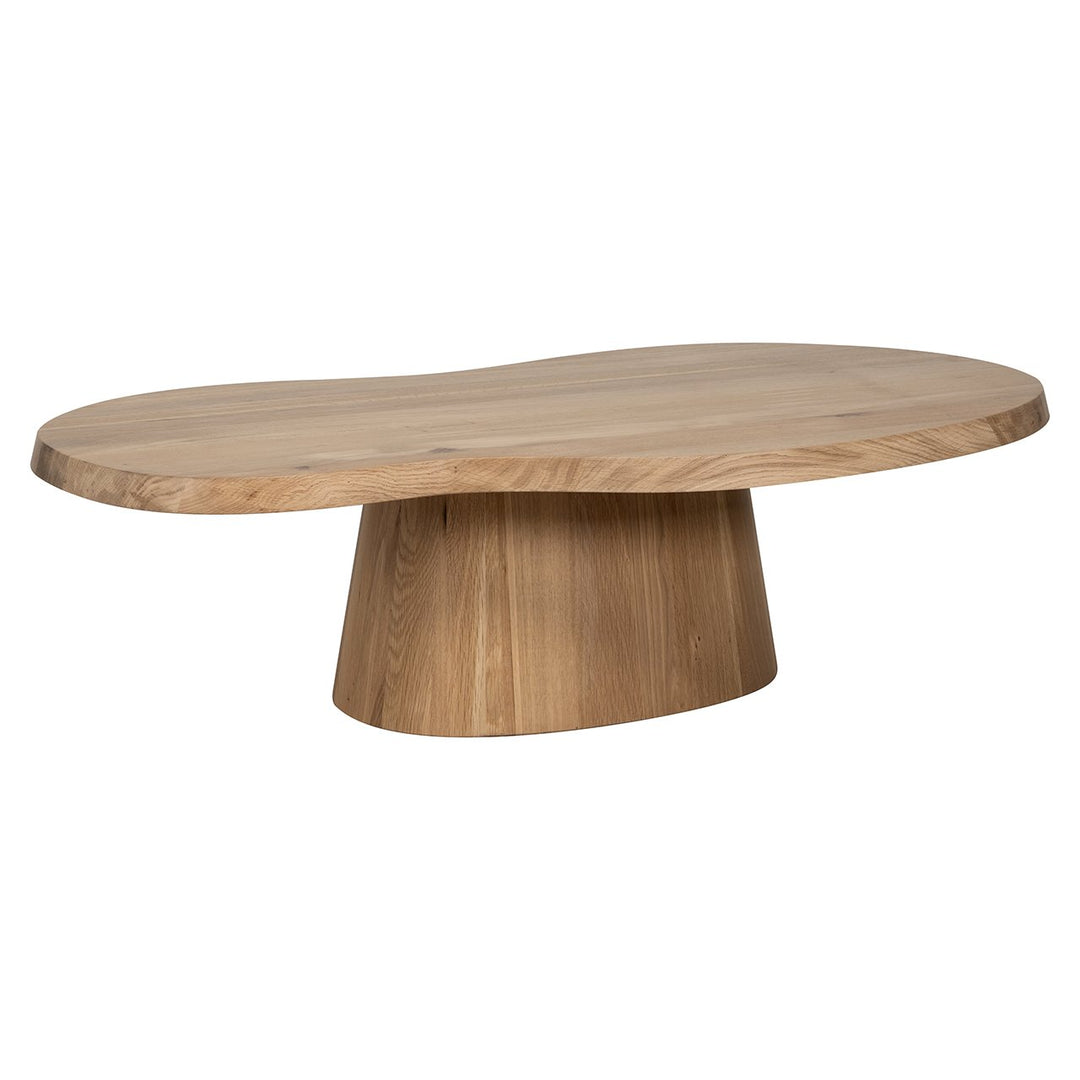Riva Wooden Oval Coffee Table - Natural Oak Richmond 2