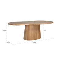 Richmond Interiors Riva Dining Table - 230cm