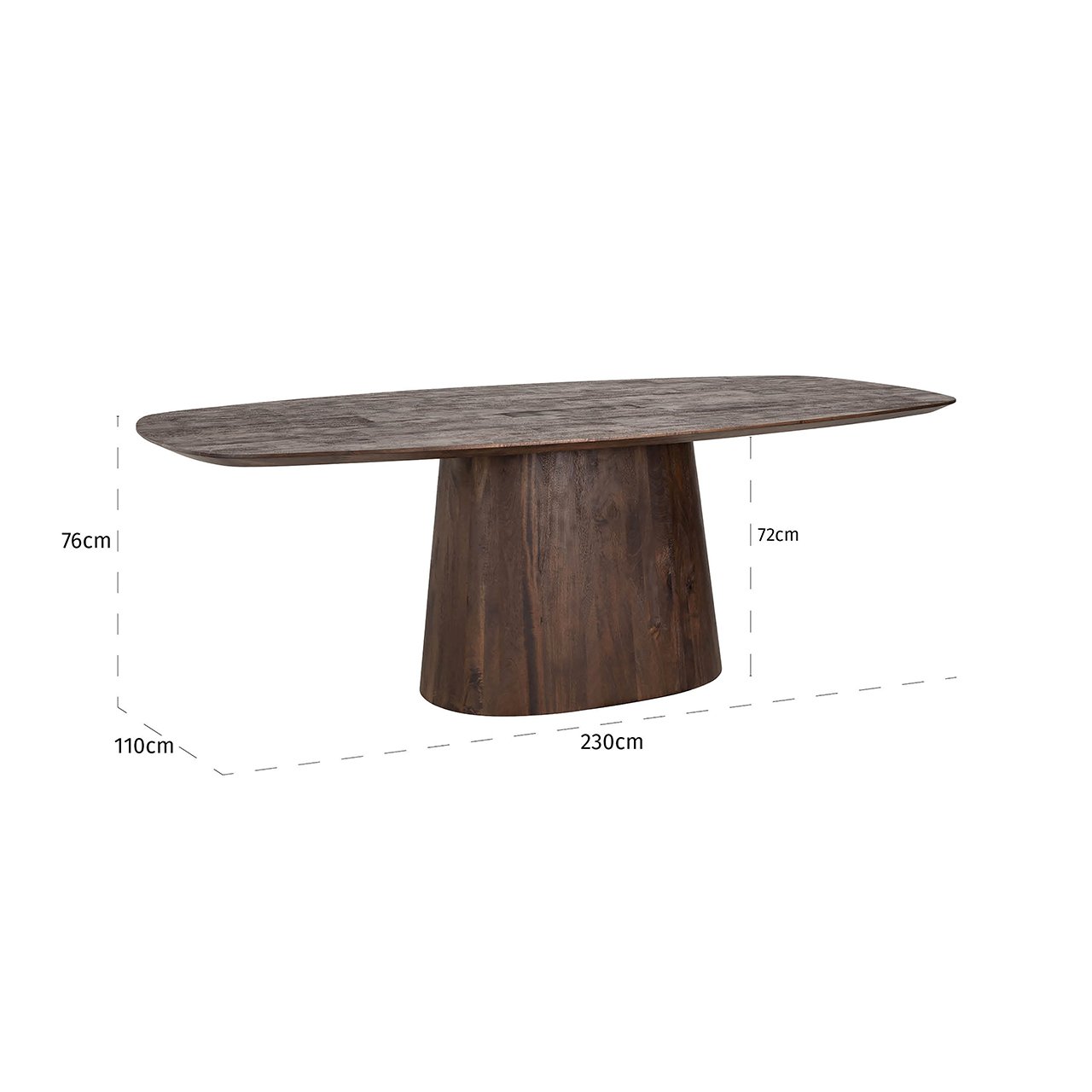 Richmond Interiors Alix Danish Oval Dining Table - 230cm