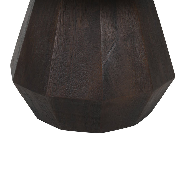 Oberoy Round Marble Coffee Table 80cm - Brown Richmond 4