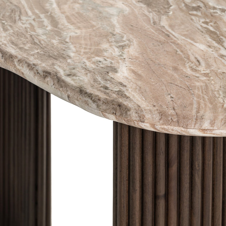 Rashford Marble Desk - Dark Brown Richmond 8