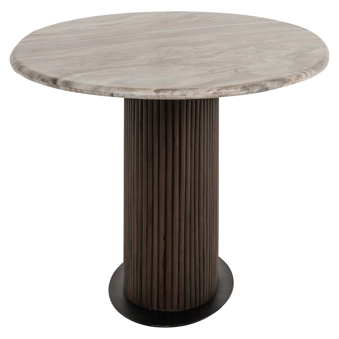 Rashford Oval Marble Dining Table 200cm - Dark Brown Richmond 4