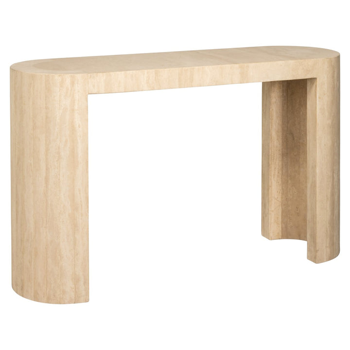 Biltmore Travertine Console Table - Beige Richmond 4