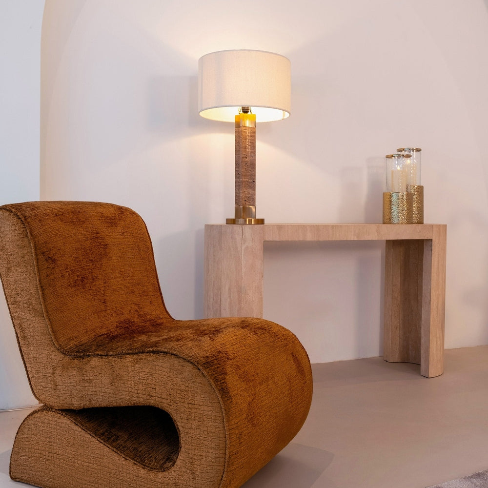 Biltmore Travertine Console Table - Beige Richmond 2