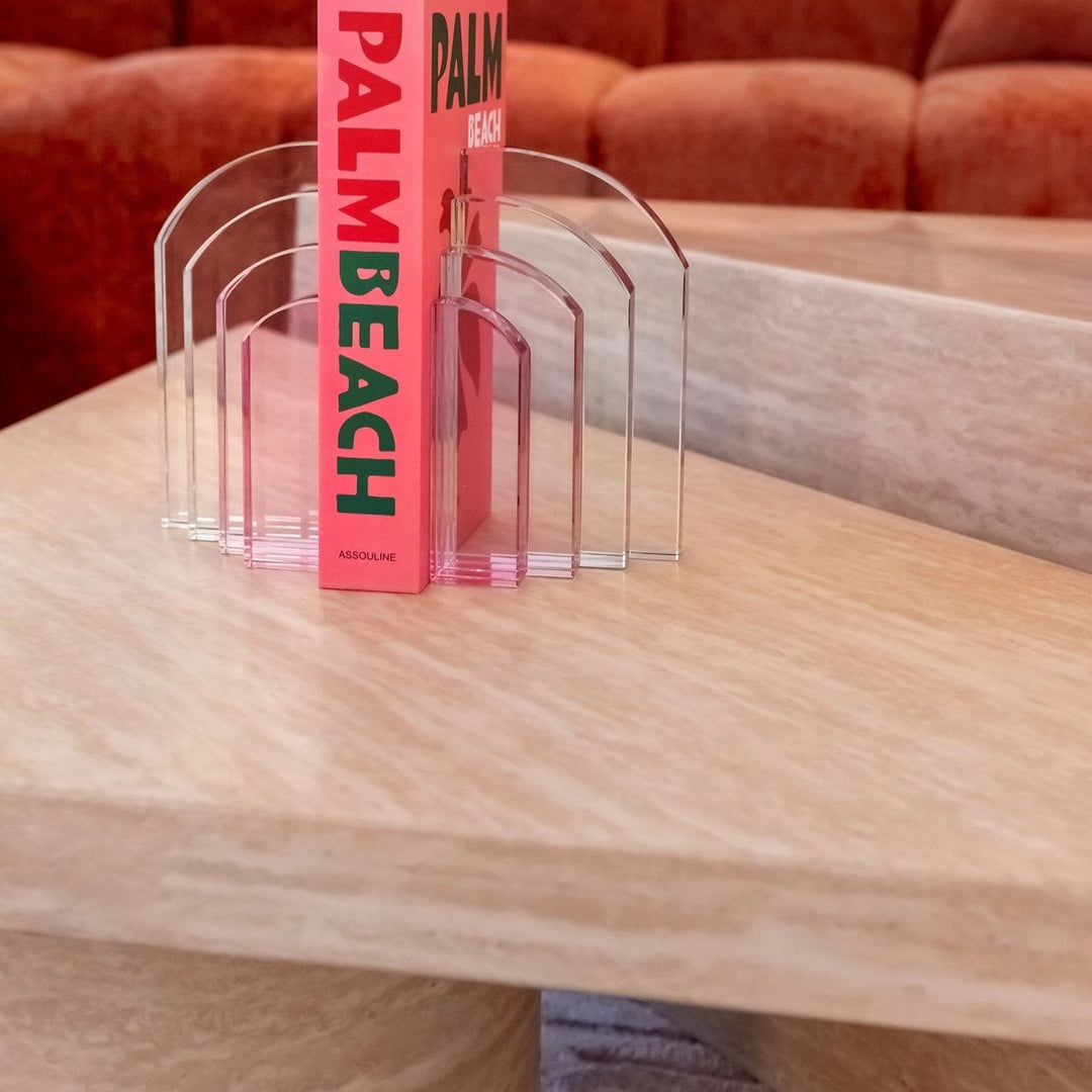 Fictus Set of 2 Coffee Tables - Faux Travertine Richmond 4