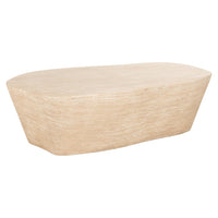 Richmond Interiors Fictus 125cm Coffee Table - Faux Travertine