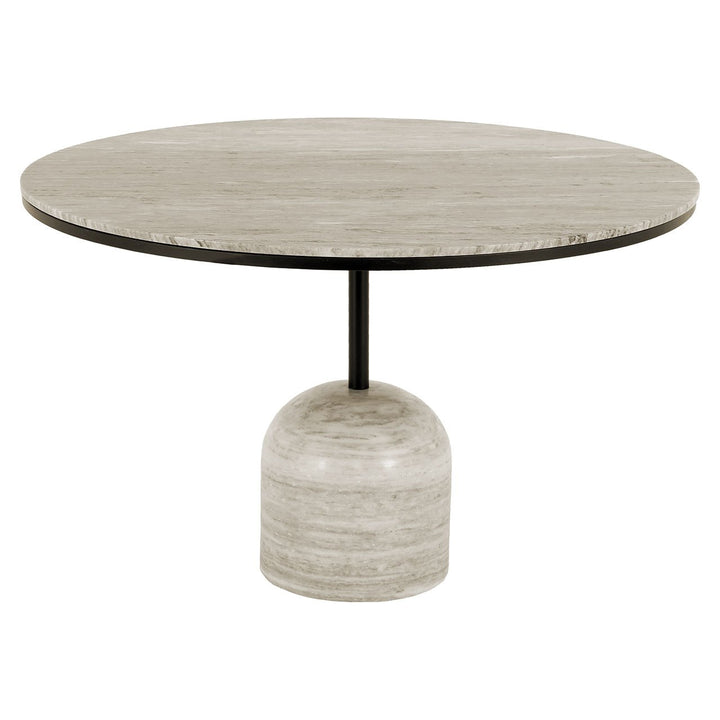 Duncan Marble Round Dining Table 120cm - White Richmond 1