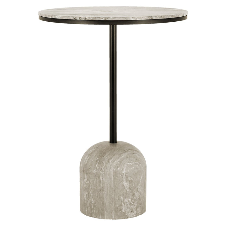 Duncan Marble Bar Table - White Richmond 1