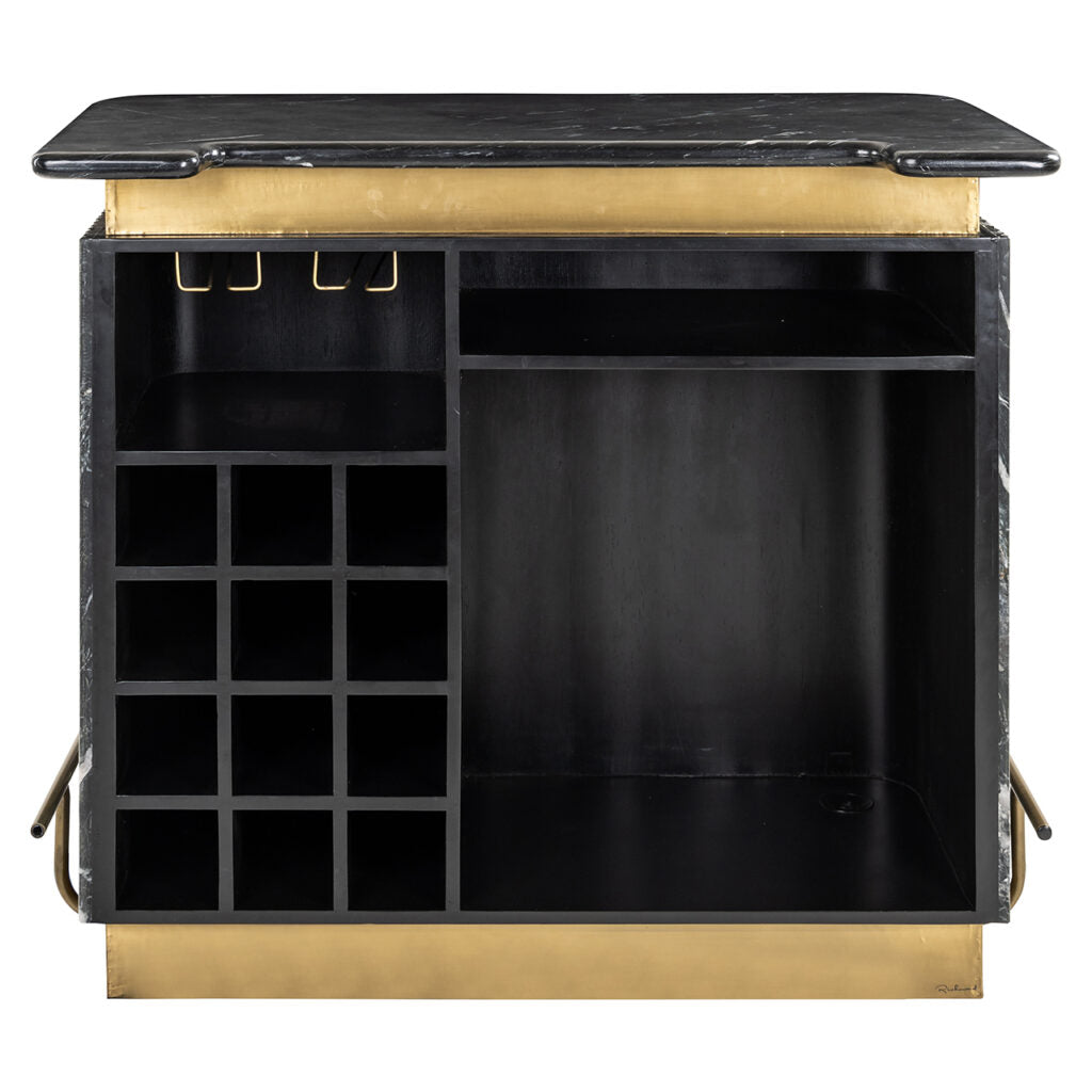 Marble Bombay Bar - Black & Gold Richmond 3