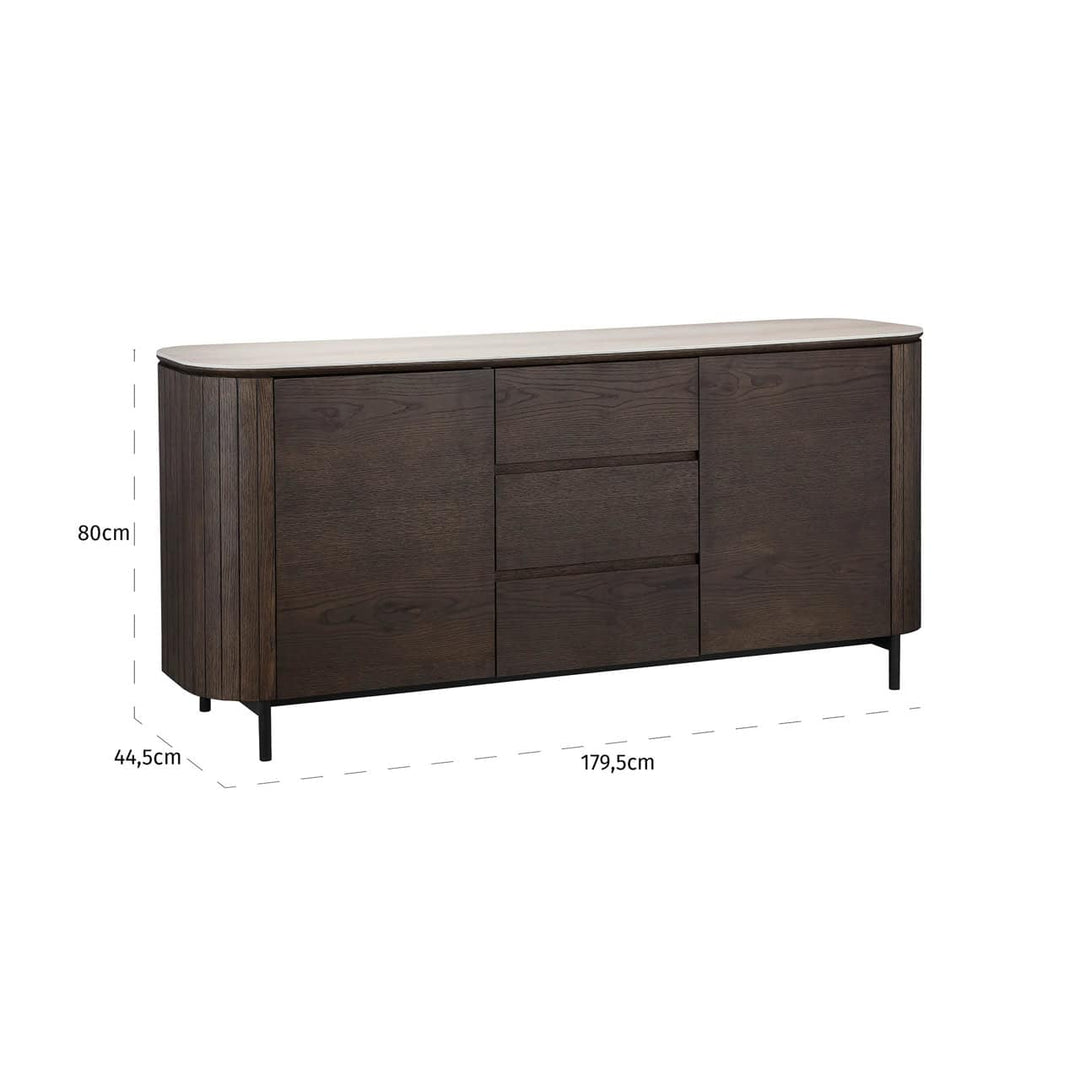 Ritz 2 Door 3 Drawer Sideboard