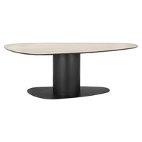 Richmond Interiors Ritz Pebble Beige Dining Table - 220cm