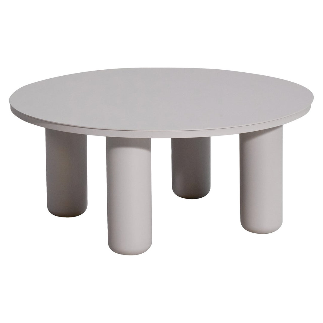 Quinn Outdoor Aluminium Coffee Table 86cm - Light Beige Richmond 1