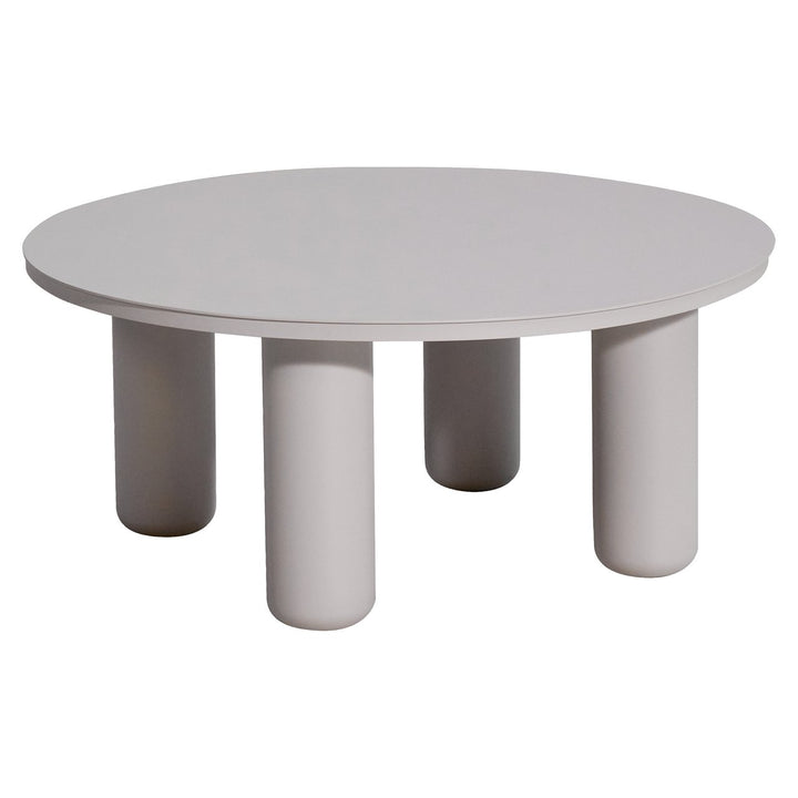Quinn Outdoor Aluminium Coffee Table 86cm - Light Beige Richmond 1