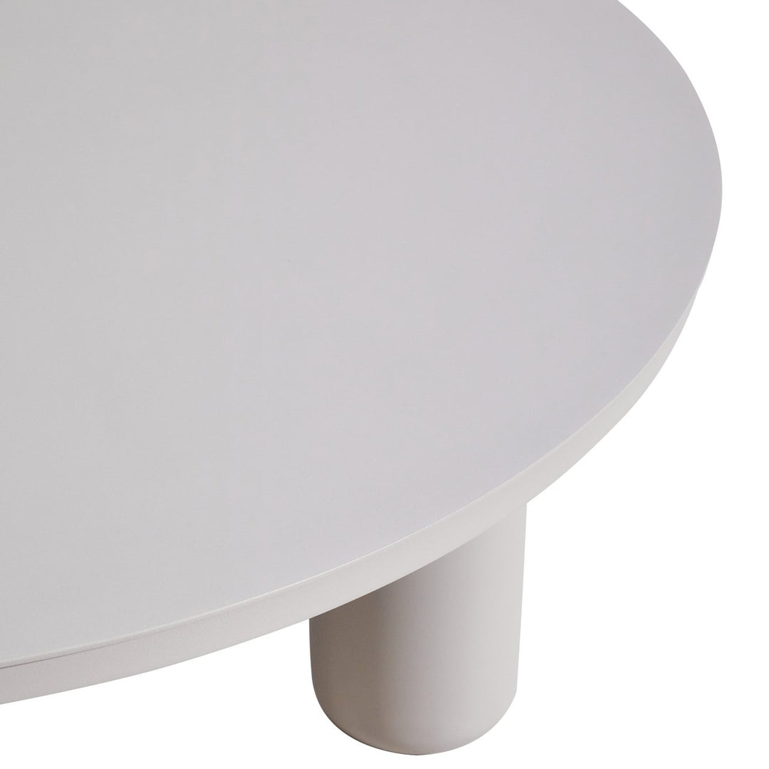 Quinn Outdoor Aluminium Coffee Table 86cm - Light Beige Richmond 3