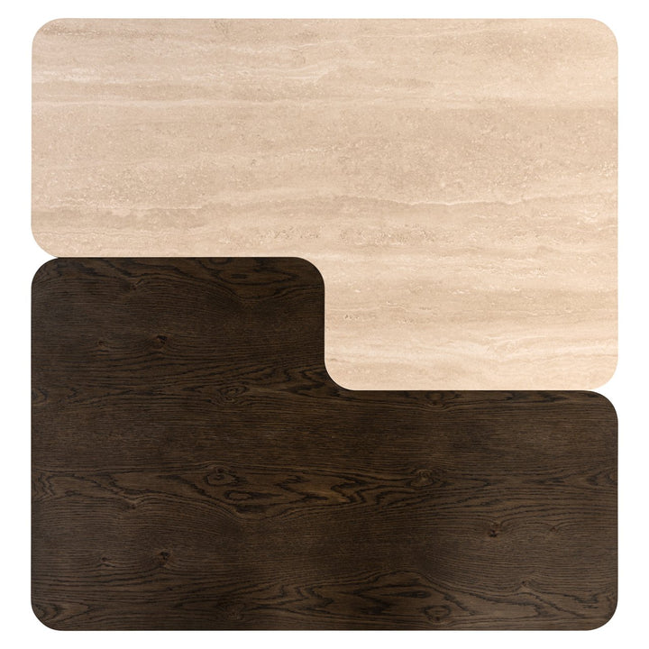 Nando Set of 2 Coffee Tables - Brown & Natural Richmond 8