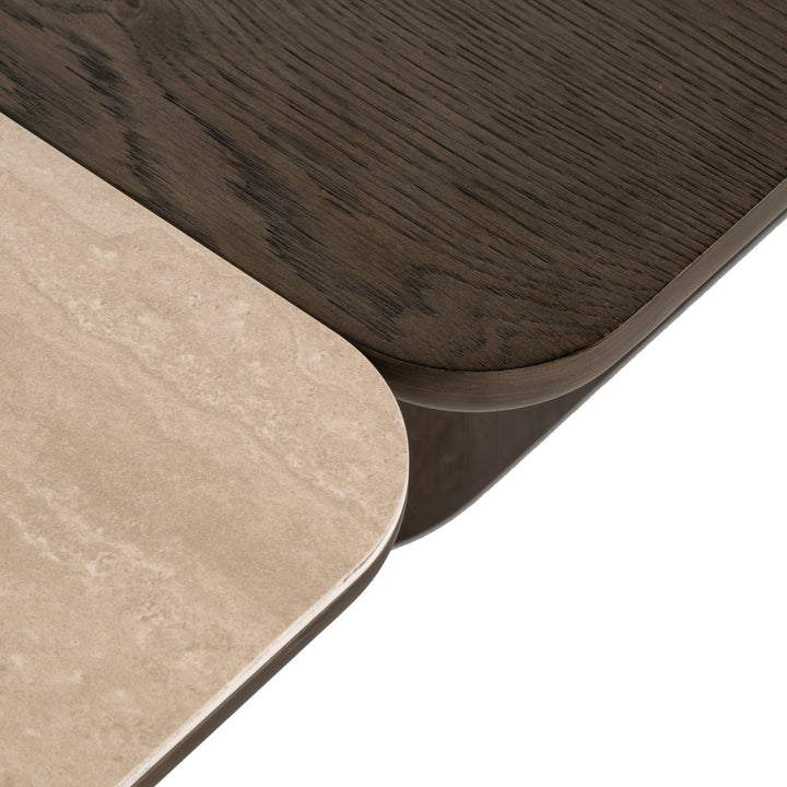Nando Set of 2 Coffee Tables - Brown & Natural Richmond 10