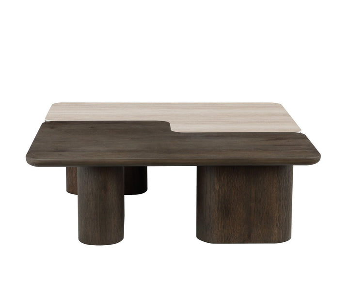 Nando Set of 2 Coffee Tables - Brown & Natural Richmond 6