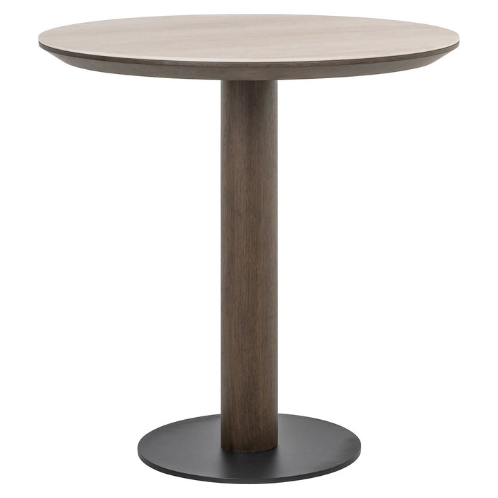 Ritz Travertine Round Bar Table 75cm - Brown Richmond 1