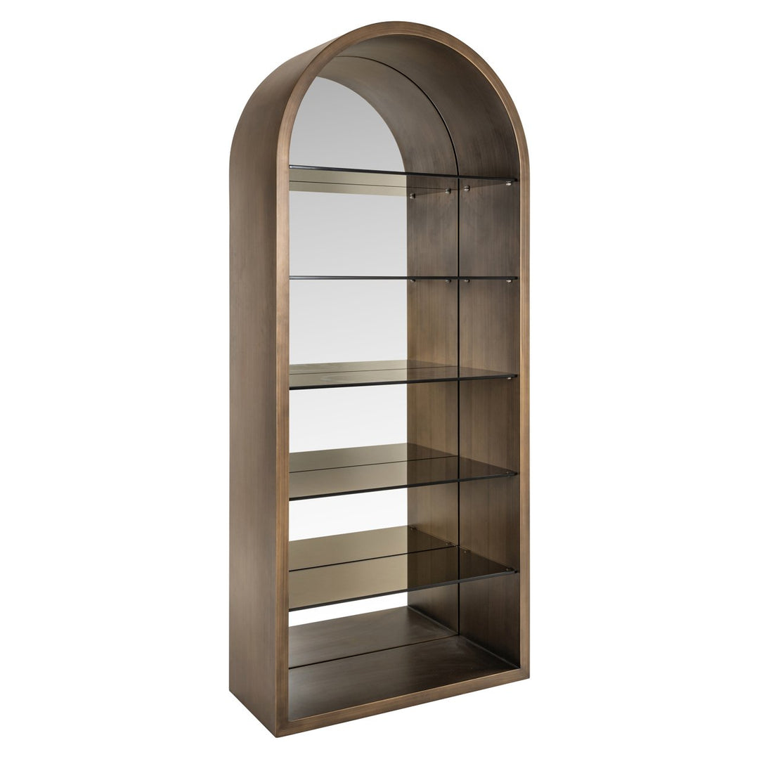 Bowic Display Cabinet - Brushed Gold Richmond 7