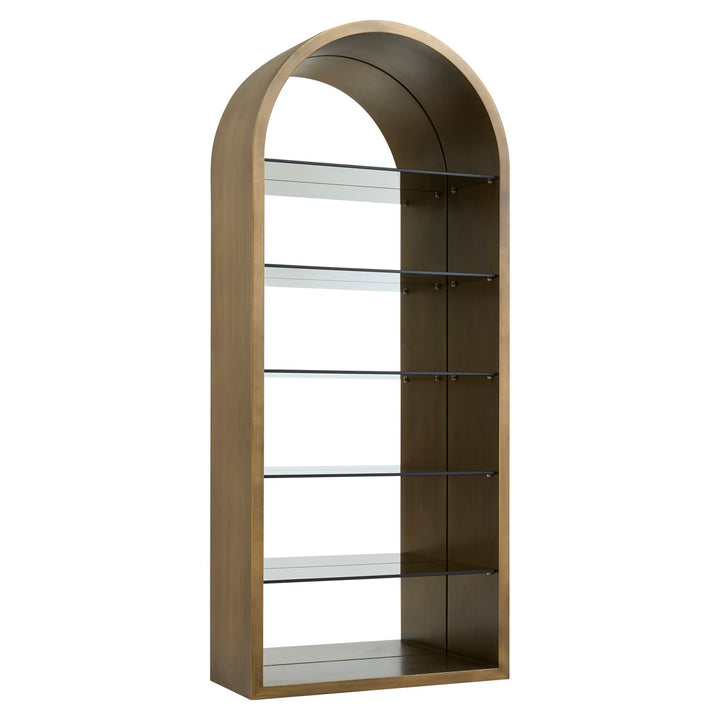 Bowic Display Cabinet - Brushed Gold Richmond 6