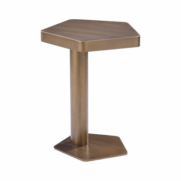 Hexa Side Table - Brushed Gold Richmond 1