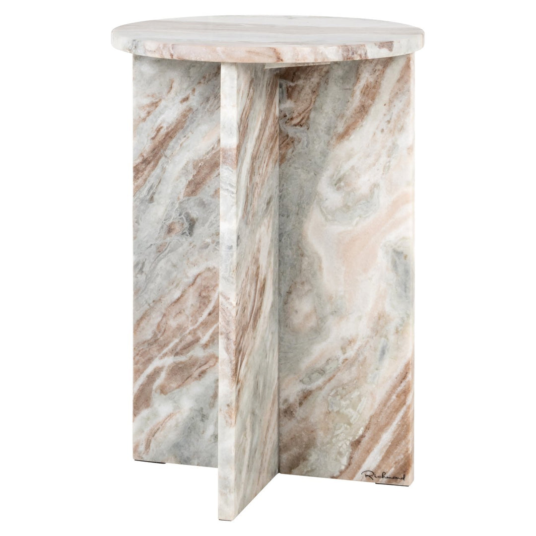 Vevey Marble End Table - Pink Richmond 1