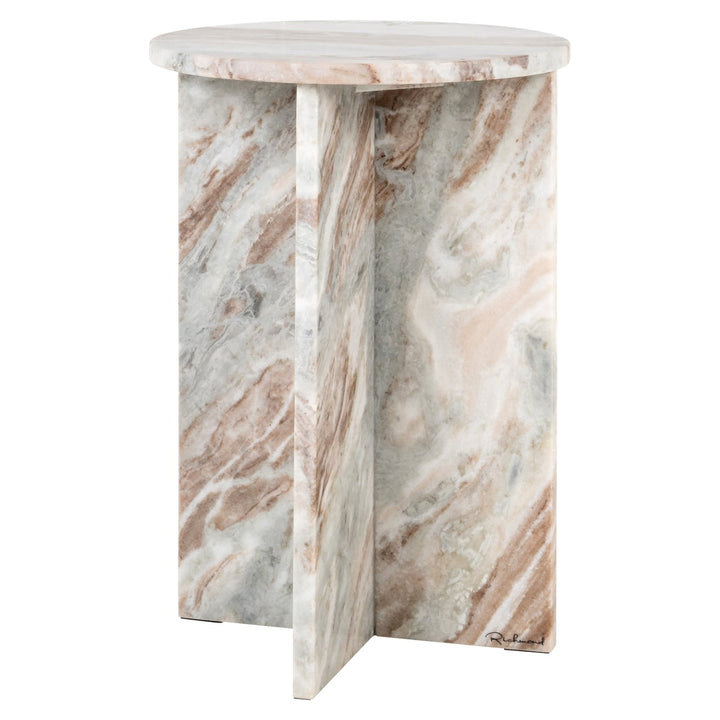 Vevey Marble End Table - Pink Richmond 1
