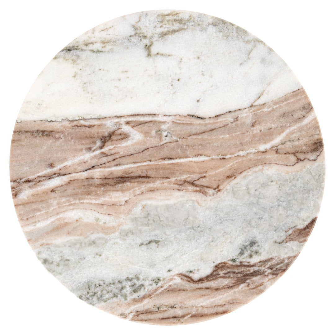 Vevey Marble End Table - Pink Richmond 3