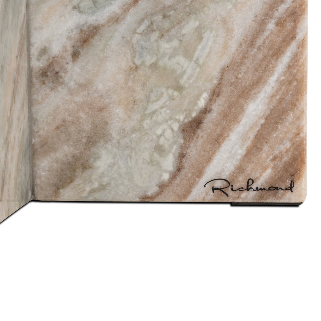 Vevey Marble End Table - Pink Richmond 4