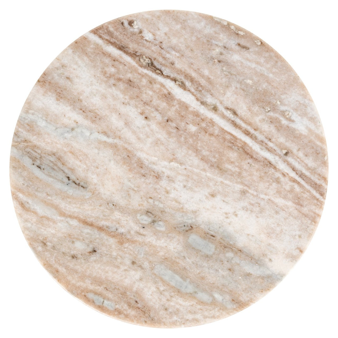 Sion Marble End Table - Brown Richmond 3