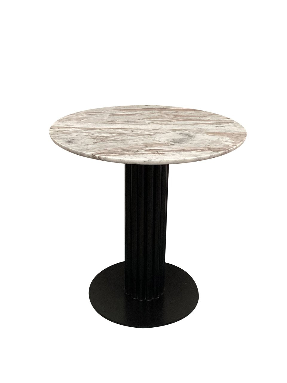 Nyon Round Marble Bistro Table 75cm - Pink Richmond 1