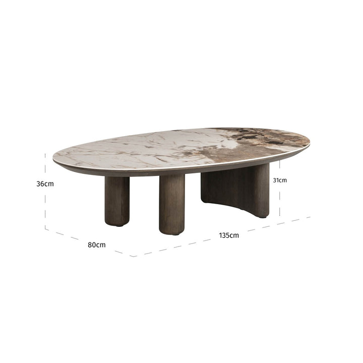 Langford Coffee Table - Brown Richmond 6