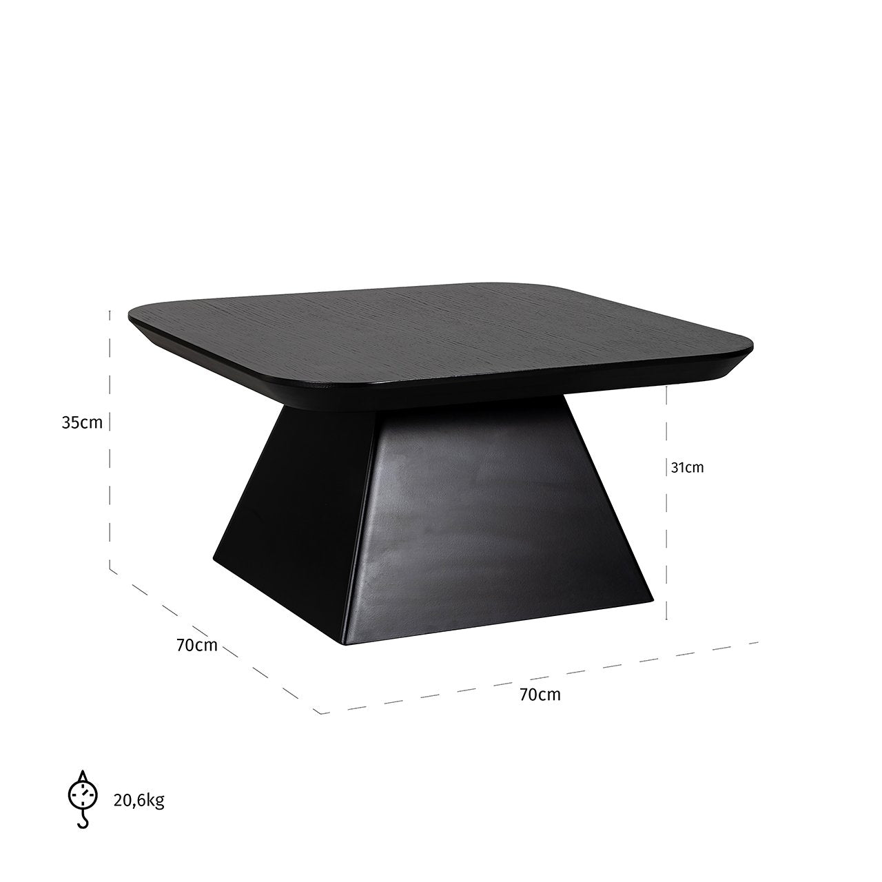 Richmond Interiors Bonvoy Black Coffee Table