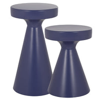 Richmond Interiors Kimble Side Table in Purple