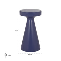 Richmond Interiors Kimble Side Table in Purple