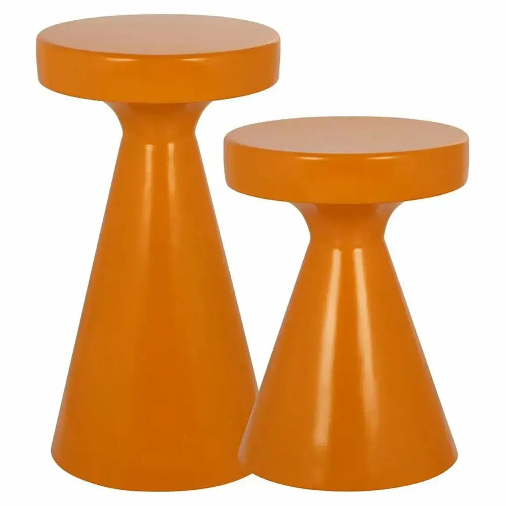  Richmond-Richmond Interiors Kimble Side Table in Orange-Orange  437 