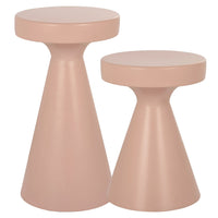 Richmond Interiors Kimble Side Table in Pink