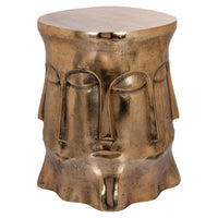 Richmond Interiors Hedron End Table in Gold