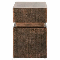 Richmond Interiors Nox Side Table in Bronze