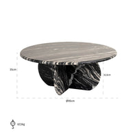 Richmond Interiors Bancroft Black Coffee Table