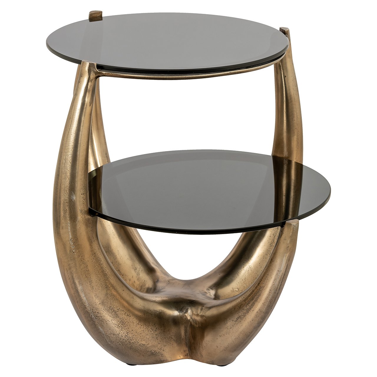 Richmond Interiors Aida Gold Side Table