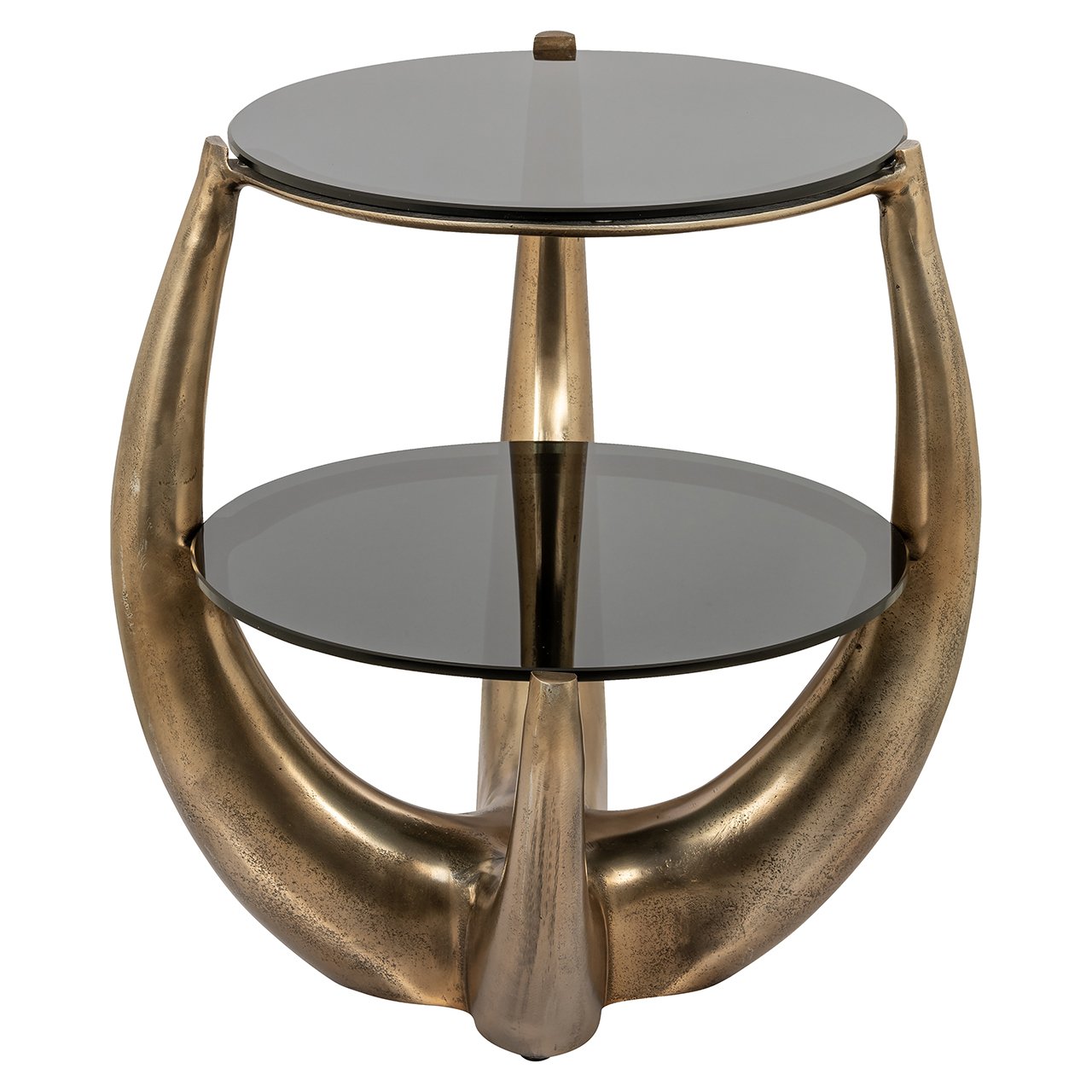 Richmond Interiors Aida Gold Side Table