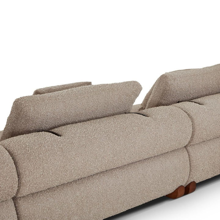 Cotto Modular Sofa Left - Amalfy Taupe & Middle Brown
