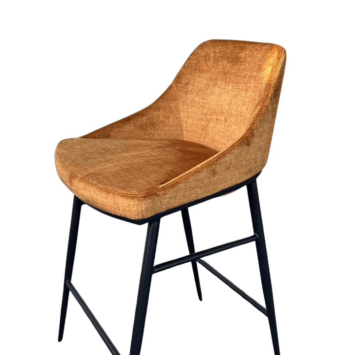 Vai Bar Stool - Bella Velour Amber Tommy Franks 5