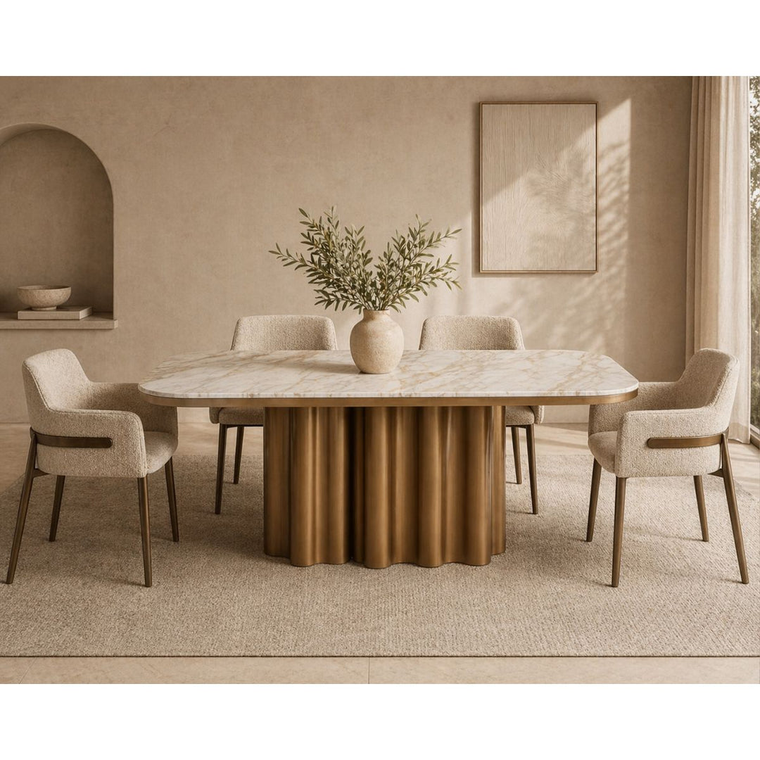 Tessa Set of 2 Dining Chairs (Crib 5) - Field Beige